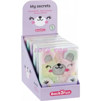 Penál Miquelrius 7492 diař se zámkem Fluffy, mix motivů