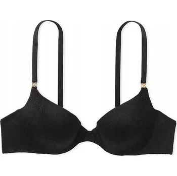 Podprsenka Push-up podprsenka typu demi ICON Victoria's Secret černá 75C (34C)