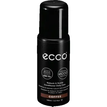 Přípravek pro údržbu obuvi Kondicionér na nubuk a semiš ECCO nubuck & suede conditioner, COFFEE (Kávová), 100 ml