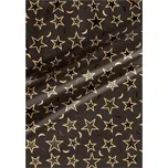 MFP Paper s.r.o. Celofánový sáček 25x40cm hvězdy černý