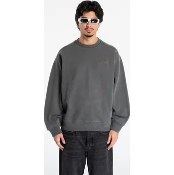 Pánská mikina Mikina Carhartt WIP Vista Sweat UNISEX Black Garment Dyed XS