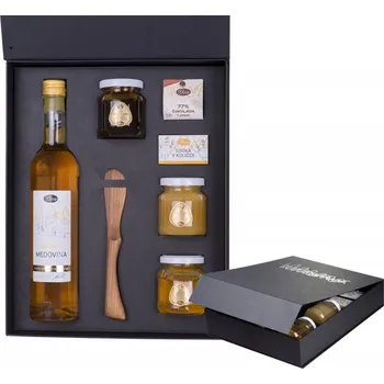 Dárkový potravinový koš Rodinná firma Pleva - Dárková kazeta - Medový zážitek