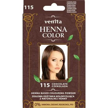 Barva na vlasy Venita Henna Color barvicí prášek na vlasy 115 čokoláda, 25 g