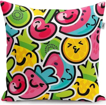 Polštář Sablio Polštář Veselé ovoce - 40x40 cm