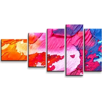Obraz Sablio Obraz - 5-dílný Barvy - 100x60 cm
