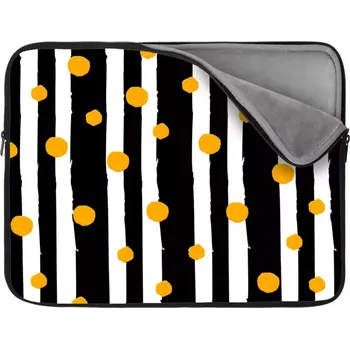 pouzdro na notebook Sablio Obal na notebook Pruhy a puntíky - 17"