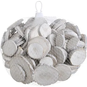 CANEA DEKORACE - Přírodní březové bělené plátky dřeva 3-4 cm 1 ks