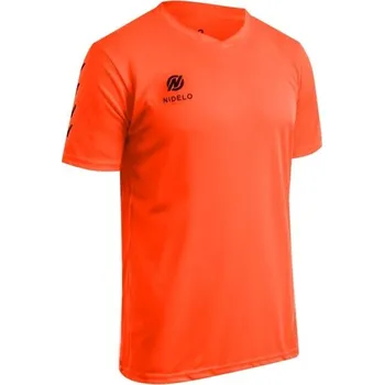 cyklistický dres Sportovní dres NIDELO PLAYER SHIRT NANTES XXL Oranžová, Černá