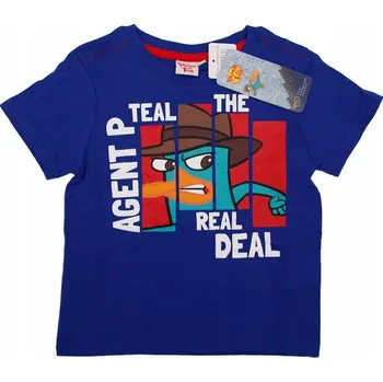 Chlapecké tričko Disney, Phineas a Ferb, velikost 104