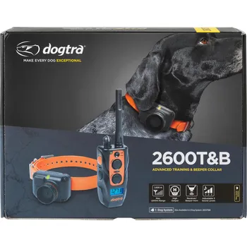 Obojek pro psa DOGTRA Výcvikový a vyhledávací obojek Dogtra 2600 T&B s dálkovým ovládáním 34cm