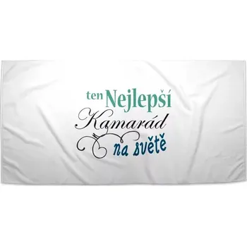 Osuška Sablio Ručník Nejlepší kamarád na světě - 30x50 cm