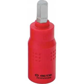 Bit Nástavec 1/4 BIT HEX IMBUS INBUS IZOLOVANÝ H4 4mm 1000V KING TONY 2035VE04