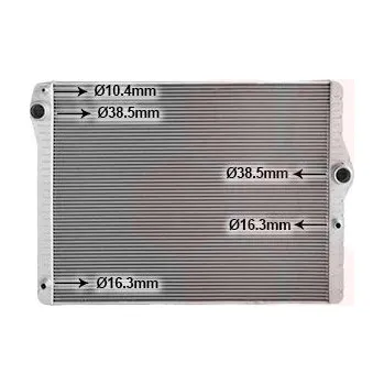 Chladič motoru Chladič, chlazení motoru VAN WEZEL 06012702