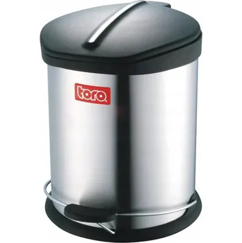 Odpadkový koš Nerezový nášlapný odpadkový koš TORO 12l