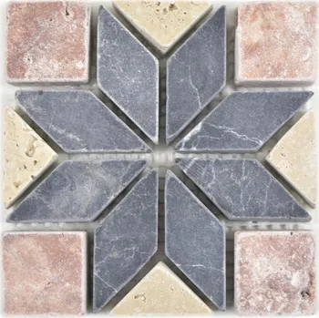 Obklad Mozaika WzorcowniaStudio 10 x 10 cm v odstínech hnědé a béžové