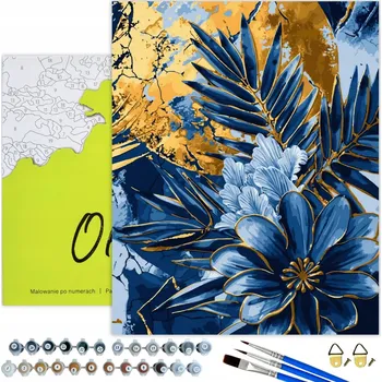 MALOVÁNÍ PODLE ČÍSEL Květiny Obrazy k Malování Podle Čísel s Rámem Oh Art!