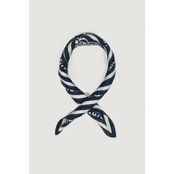 Šátek ŠÁTEK GANT G PRINT SILK SCARF EVENING BLUE