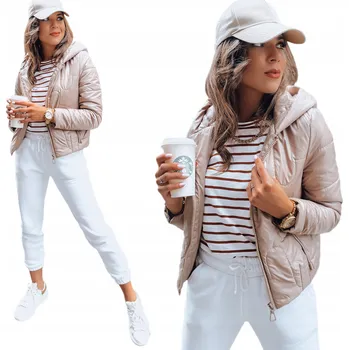 Dámská softshellová bunda Dámská prošívaná bunda S KAPUCÍ vel