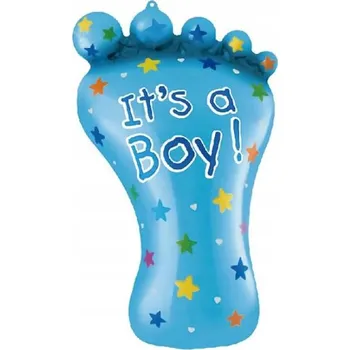 Balónek Fóliový balónek "Its a Boy - Stopa v Hvězdách", modrý, PartyPal, 81 cm (32"), SHP
