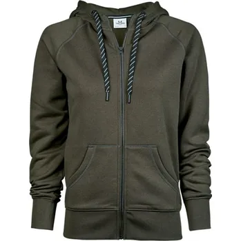 Dámská mikina Tee Jays Dámská mikina na zip TJ5436N Deep Green S