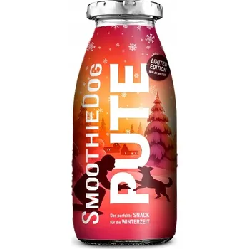 Krmivo pro psa Psí pamlsek SmoothieDog Winter Party krůta se zeleninou 250 ml