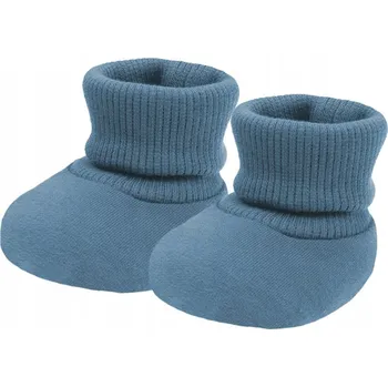 Capáčky Nicol botičky kojenecké modré velikost 19-20