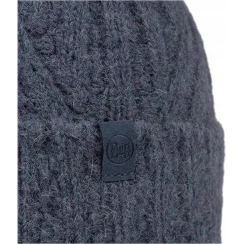 Čepice BUFF Čepice z vlny alpaky Knitted Beanie Nerla, modrá