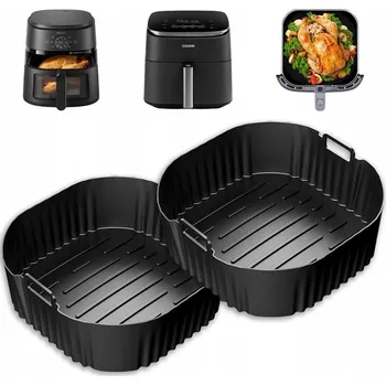 fritéza 2 KS SILIKONOVÁ FORMA ORGANIZÉR DO HORKOVZDUŠNÉ FRITÉZY COSORI AirFryer