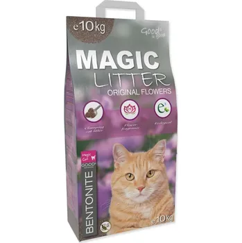 Podestýlka pro kočku Kočkolit Magic Litter Bentonite Original Flowers 10kg