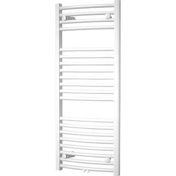 Mereo Otopný žebřík oblý 600x1690 mm, bílý, středové připojení MT43S