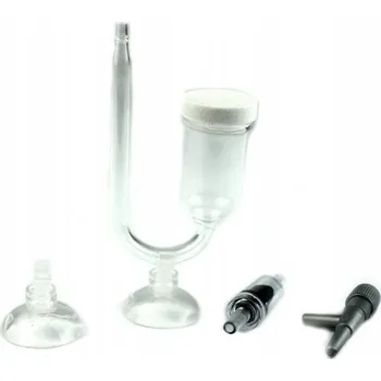 Aroma difuzér DIFUZÉR CO2 SKLENĚNÝ 26MM S KERAMICKÝM SINTEREM PRO AKVARIJNÍ ROSTLINY NANO