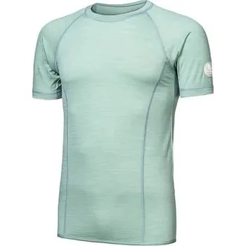 Pánská móda Sensor Merino Air - Pánské triko s krátkým rukávem Basil Green L