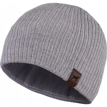 Čepice AGBO zimní čepice beanie šedá, univerzální velikost