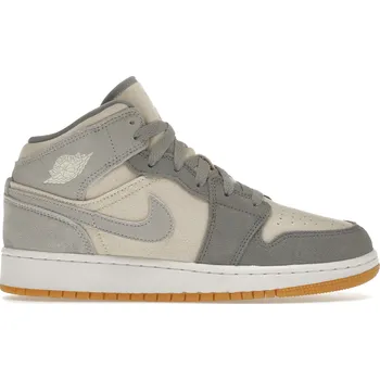 Dámské tenisky Air Jordan 1 Mid Coconut Milk Particle Grey (GS) Velikost: 38 DN4346-100