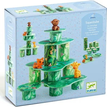 ostatní stavebnice Djeco TopaniTube – stavebnice se zvířátky
