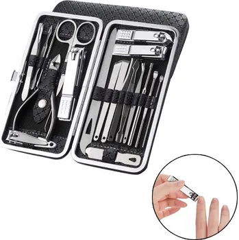 SADA NA MANIKÚRU A PEDIKÚRU NA NEHTY, 20 ks, pouzdro