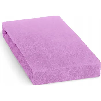 Prostěradlo Froté prostěradlo 180x200cm, světle fialové