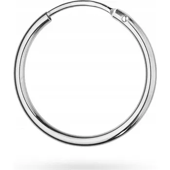 Náušnice STŘÍBRNÝ KLASICKÝ DÁMSKÝ NÁUŠNICE ryzost 925 KRUH KROUŽEK KOLEČKO 20mm