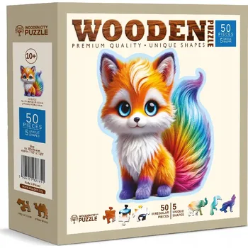 Puzzle Puzzle WoodenCity 50 dílků Liška
