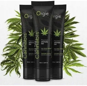 Lubrikační gel Intimní gel na vodní bázi s konopnou příchutí 100 ml