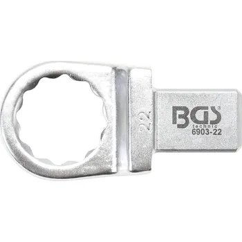 Dílna BGS 6903-22, Nástrčný očkový klíč | 22 mm | upnutí 14 x 18 mm