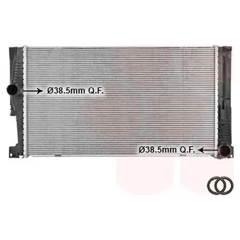 Chladič motoru Chladič, chlazení motoru VAN WEZEL 06012714