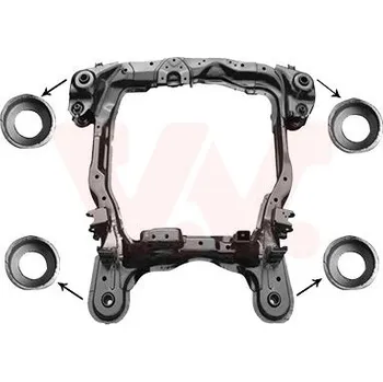 Příslušenství karosérie Pomocný rám / souprava nosičů VAN WEZEL 8267690