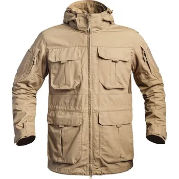 Pánská větrovka Bunda FIGHTER LONG rip-stop 5.0 TAN Bunda FIGHTER LONG rip-stop 5.0 TAN vel. XS