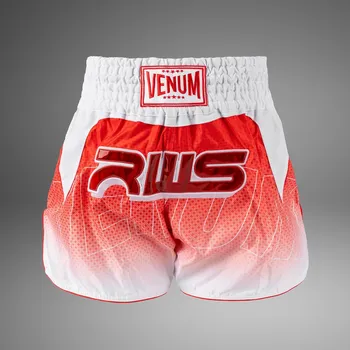 Oblečení pro bojové sporty Muay Thai šortky Venum x RWS 2.0 - White/Red Velikost: XXL
