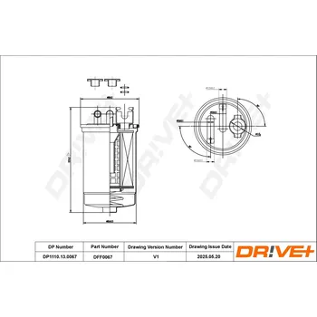 Palivový filtr Palivový filtr DRIVE+ DP1110.13.0067
