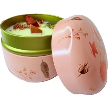 Svíčka Sojová svíčka v plechové dóze 260 ml - Zahrada lásky