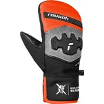 Reusch lyžařské rukavice Worldcup Warrior Prime R-TEX® XT Junior Mitten 2025/2026 Šedá 4,5 Dětské