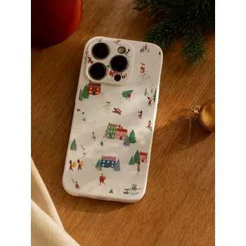 Pouzdro na mobilní telefon Sinsay - Zimní pouzdro na iPhone 13/14, 15, 15 Pro, 16 Pro - vícebarevná - 482IT-MLC - 482IT-MLC-S