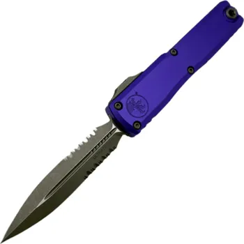 kapesní nůž Microtech ULTRATECH GEN IV D/E APOCALYPTIC PART SERRATE PURPLE 11224-11APPU